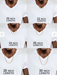 14K Rose Gold Solid Byzantine Chain with White Diamond Cuts 20 Inches